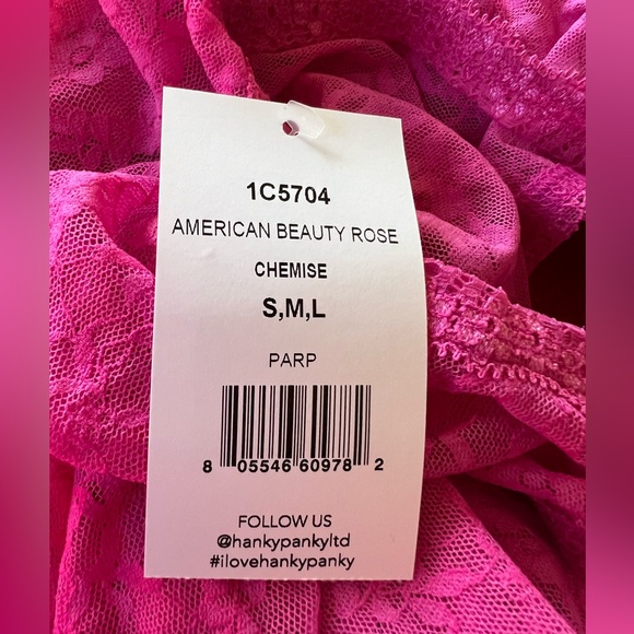 NWT Hanky Panky Signature Lace Chemise - Picture 10 of 11